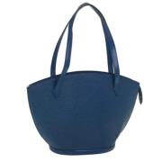 Pre-owned Leather louis-vuitton-bags Louis Vuitton Vintage , Blue , Da...