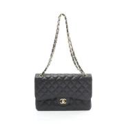 Pre-owned Canvas chanel-bags Chanel Vintage , Black , Dames