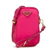 Pre-owned Nylon prada-bags Prada Vintage , Pink , Dames