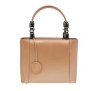 Pre-owned Leather handbags Dior Vintage , Pink , Dames