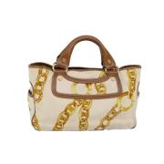 Pre-owned Canvas handbags Celine Vintage , Beige , Dames