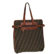 Pre-owned Canvas totes Fendi Vintage , Brown , Dames