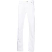 Witte Bull Denim Slim Fit Jeans Jacob Cohën , White , Heren