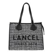 Stijlvolle Tote Tas voor Dagelijks Gebruik Lancel , Black , Dames