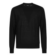 Stijlvolle Gebreide Trui voor Mannen Dsquared2 , Black , Heren