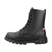 Stijlvolle Veterschoenen voor Vrouwen Tommy Hilfiger , Black , Dames