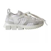 Witte Sorrento Trekking Sneakers Rubberen Zool Dolce & Gabbana , White...