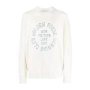 Stijlvolle Sweaters voor Vrouwen Golden Goose , White , Heren