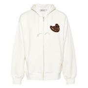 Bruine Gevoerde Eendenjas Carhartt Wip , White , Heren