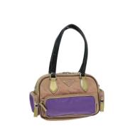 Pre-owned Nylon prada-bags Prada Vintage , Purple , Dames