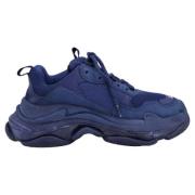 Pre-owned Polyester sneakers Balenciaga Vintage , Blue , Dames