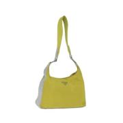 Pre-owned Nylon prada-bags Prada Vintage , Yellow , Dames