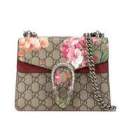 Pre-owned Suede gucci-bags Gucci Vintage , Beige , Dames