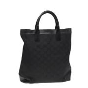 Pre-owned Canvas handbags Gucci Vintage , Black , Dames