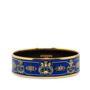 Pre-owned Metal bracelets Hermès Vintage , Blue , Dames