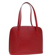 Pre-owned Leather louis-vuitton-bags Louis Vuitton Vintage , Red , Dam...