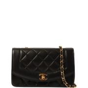 Pre-owned Fabric chanel-bags Chanel Vintage , Black , Dames