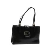 Pre-owned Plastic fendi-bags Fendi Vintage , Black , Dames