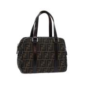 Pre-owned Canvas handbags Fendi Vintage , Brown , Dames