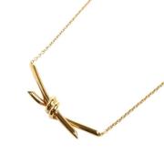 Pre-owned Rose Gold necklaces Tiffany & Co. Pre-owned , Yellow , Dames