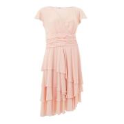 Elegante Roze Acetaat Jurk Lardini , Pink , Dames