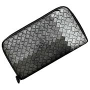 Pre-owned Leather wallets Bottega Veneta Vintage , Black , Dames