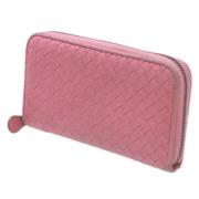 Pre-owned Fabric wallets Bottega Veneta Vintage , Pink , Dames