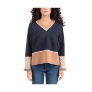 Stijlvolle Dames Top Luckylu , Multicolor , Dames