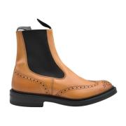 Gebrande Veterschoenen voor Mannen Tricker's , Brown , Heren