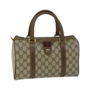 Pre-owned Canvas gucci-bags Gucci Vintage , Beige , Dames