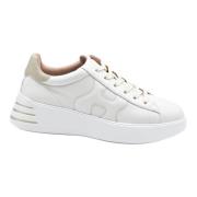 Yoghurt Veterschoenen Platte Schoenen Hogan , White , Dames