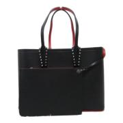 Pre-owned Leather totes Christian Louboutin Pre-owned , Black , Dames