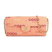 Pre-owned Leather chanel-bags Chanel Vintage , Pink , Dames