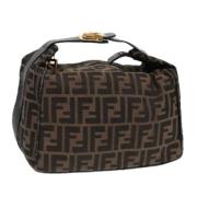 Pre-owned Canvas pouches Fendi Vintage , Brown , Dames