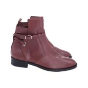 Pre-owned Leather boots Balenciaga Vintage , Brown , Dames