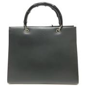 Pre-owned Leather gucci-bags Gucci Vintage , Black , Dames