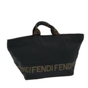 Pre-owned Fabric fendi-bags Fendi Vintage , Black , Dames