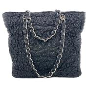 Pre-owned Leather chanel-bags Chanel Vintage , Black , Dames