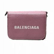 Pre-owned Leather wallets Balenciaga Vintage , Pink , Dames