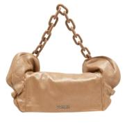 Pre-owned Leather prada-bags Prada Vintage , Beige , Dames