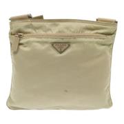 Pre-owned Canvas prada-bags Prada Vintage , Beige , Dames