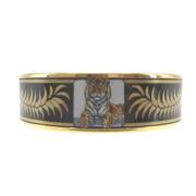 Pre-owned Metal bracelets Hermès Vintage , Black , Dames