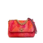 Pre-owned Fabric shoulder-bags Chanel Vintage , Pink , Dames