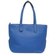 Pre-owned Leather totes Coach Pre-owned , Blue , Dames