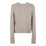 Marmer Mel Sweatshirt voor Vrouwen Allude , Brown , Dames