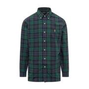 40/1 YD Oxford-Cubdppcs Ralph Lauren , Green , Heren