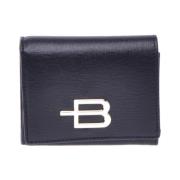 Wallet in black saffiano Baldinini , Black , Dames