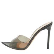 Pre-owned Fabric sandals Gianvito Rossi Pre-owned , Black , Dames