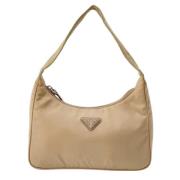 Pre-owned Nylon prada-bags Prada Vintage , Beige , Dames