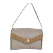 Pre-owned Leather handbags Celine Vintage , Beige , Dames